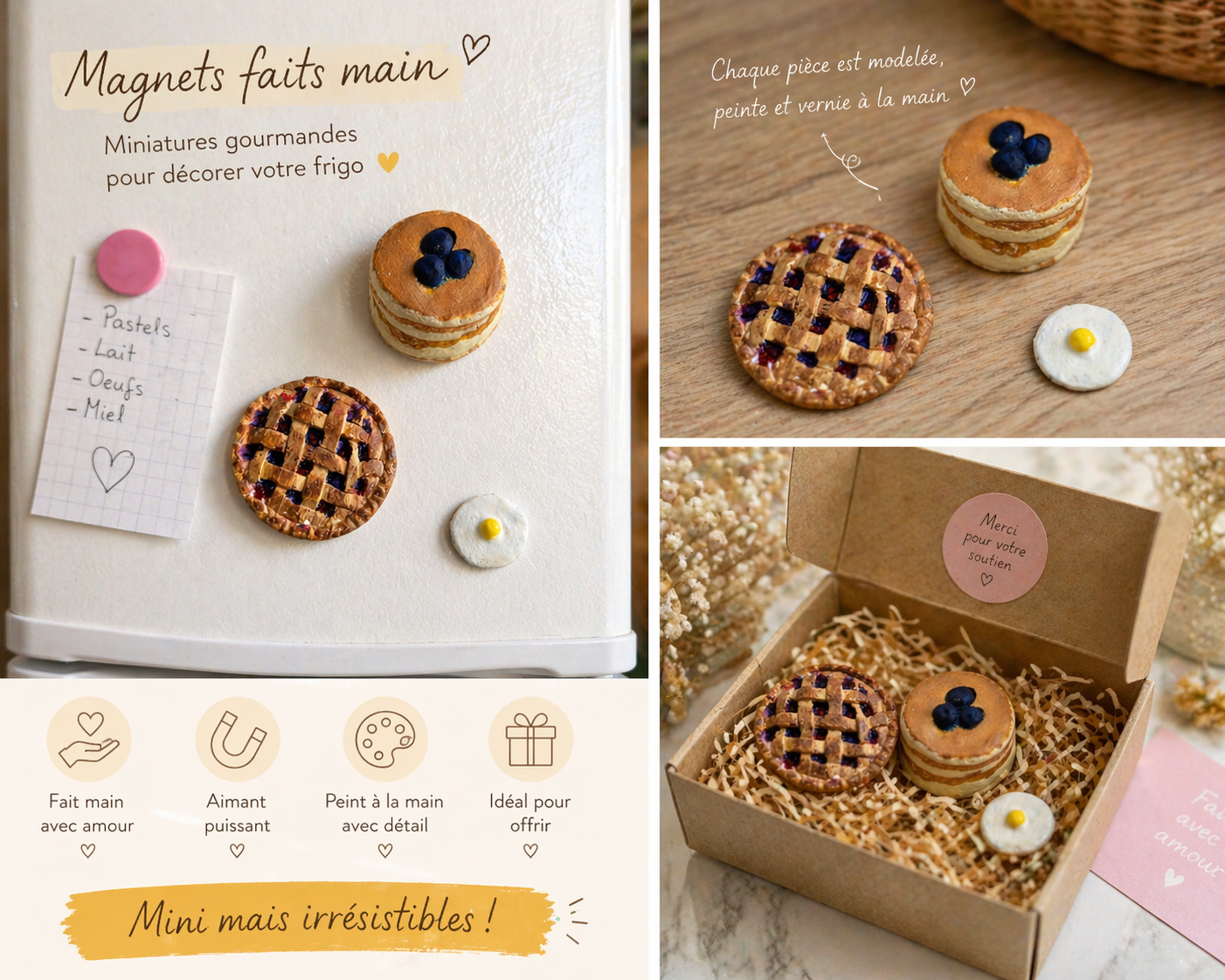 Magnets artisanaux